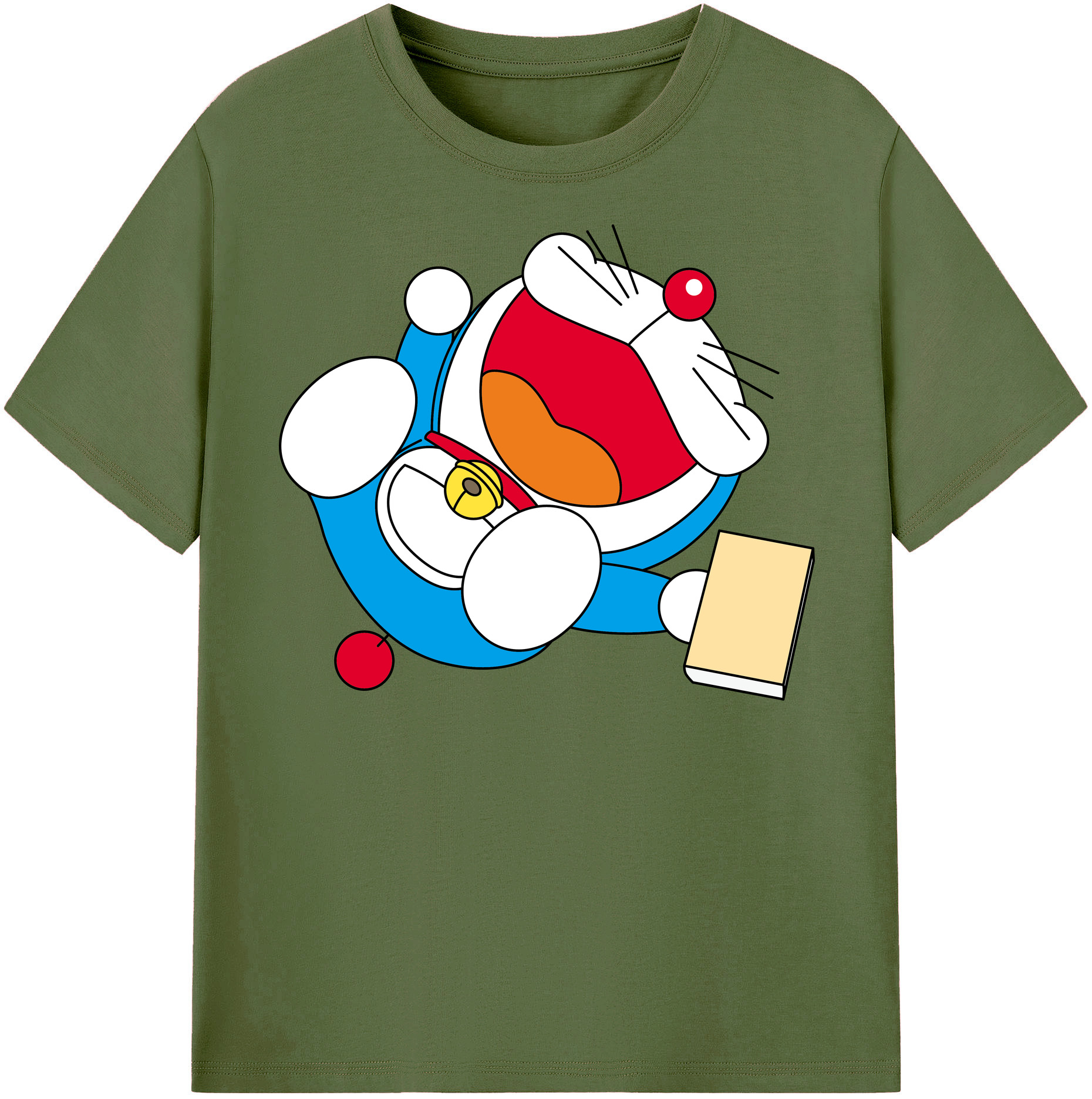 （画像用） ドラえもん Doraemon 綿100％半袖Tシャツ（フロントプリント）